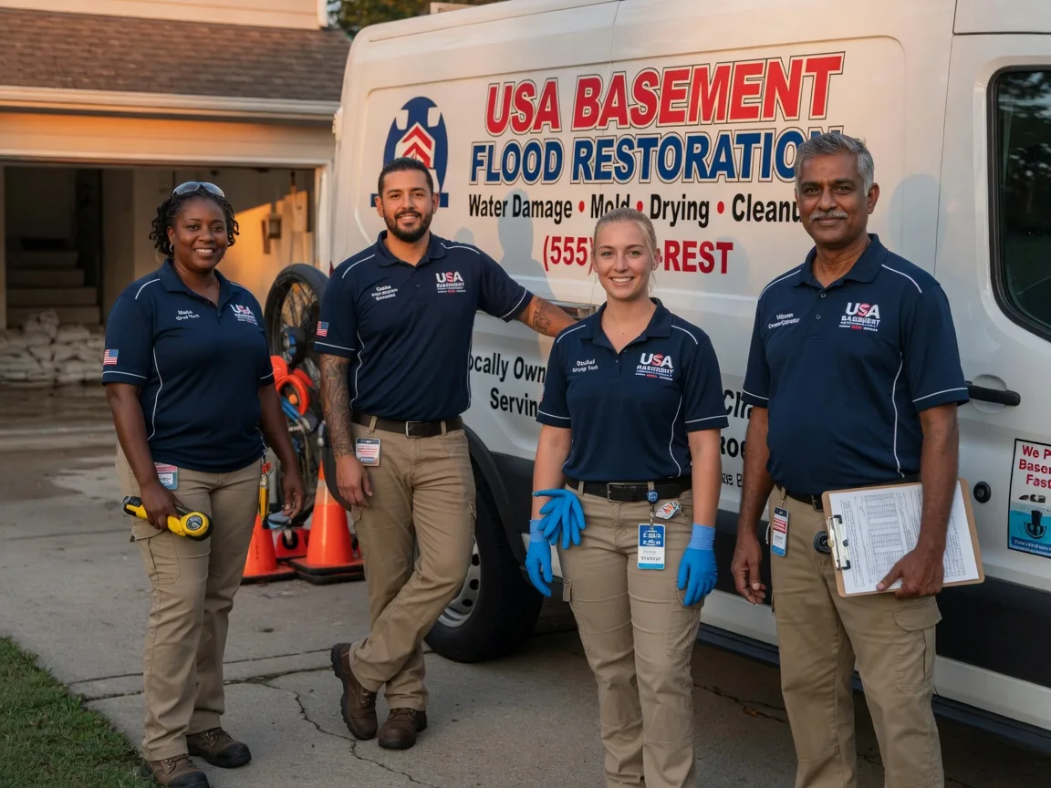 Basement Flood Cleanup company in Prue, OK