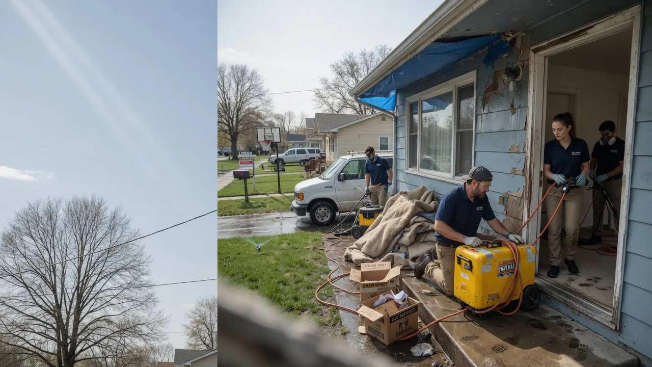 Basement Flood Cleanup in Prue, OK near me